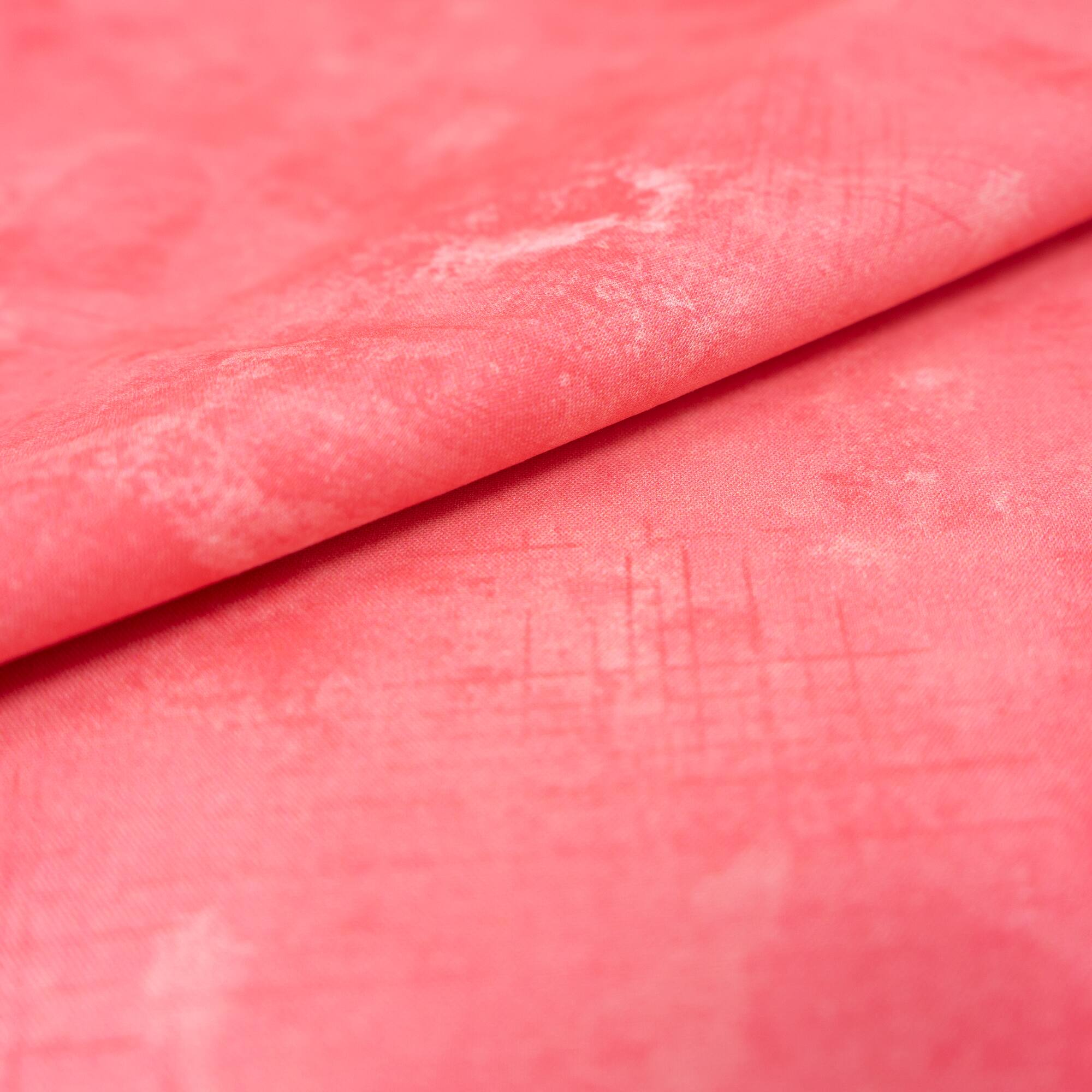 SINGER Raspberry Grunge Tonal Print Cotton Fabric